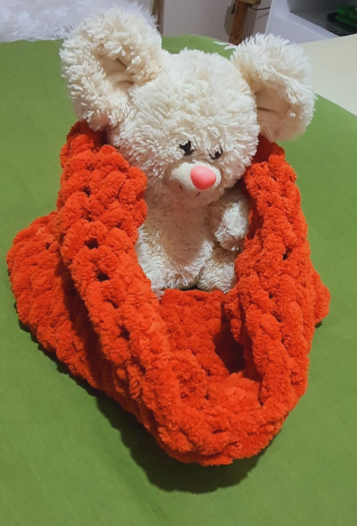 Around the neck Handmade loop ,Yarn Scarf